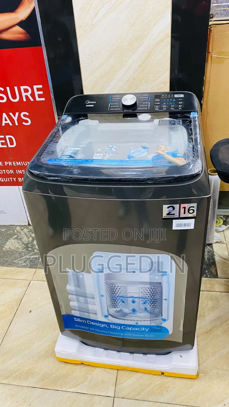 Midea 16kg Fully Automatic Washing Machine.
