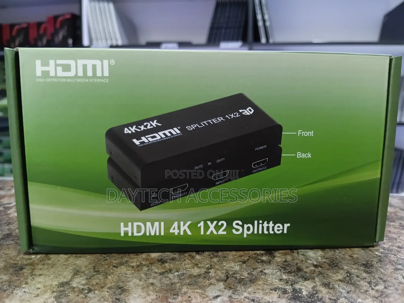 4K HDMI Splitter 1x2 HDMI Splitter Converter 3D.