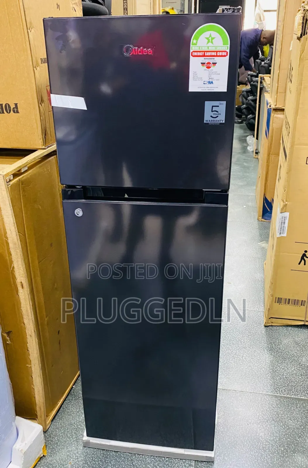 Midea Double-Door 163 Litres Refrigerator,