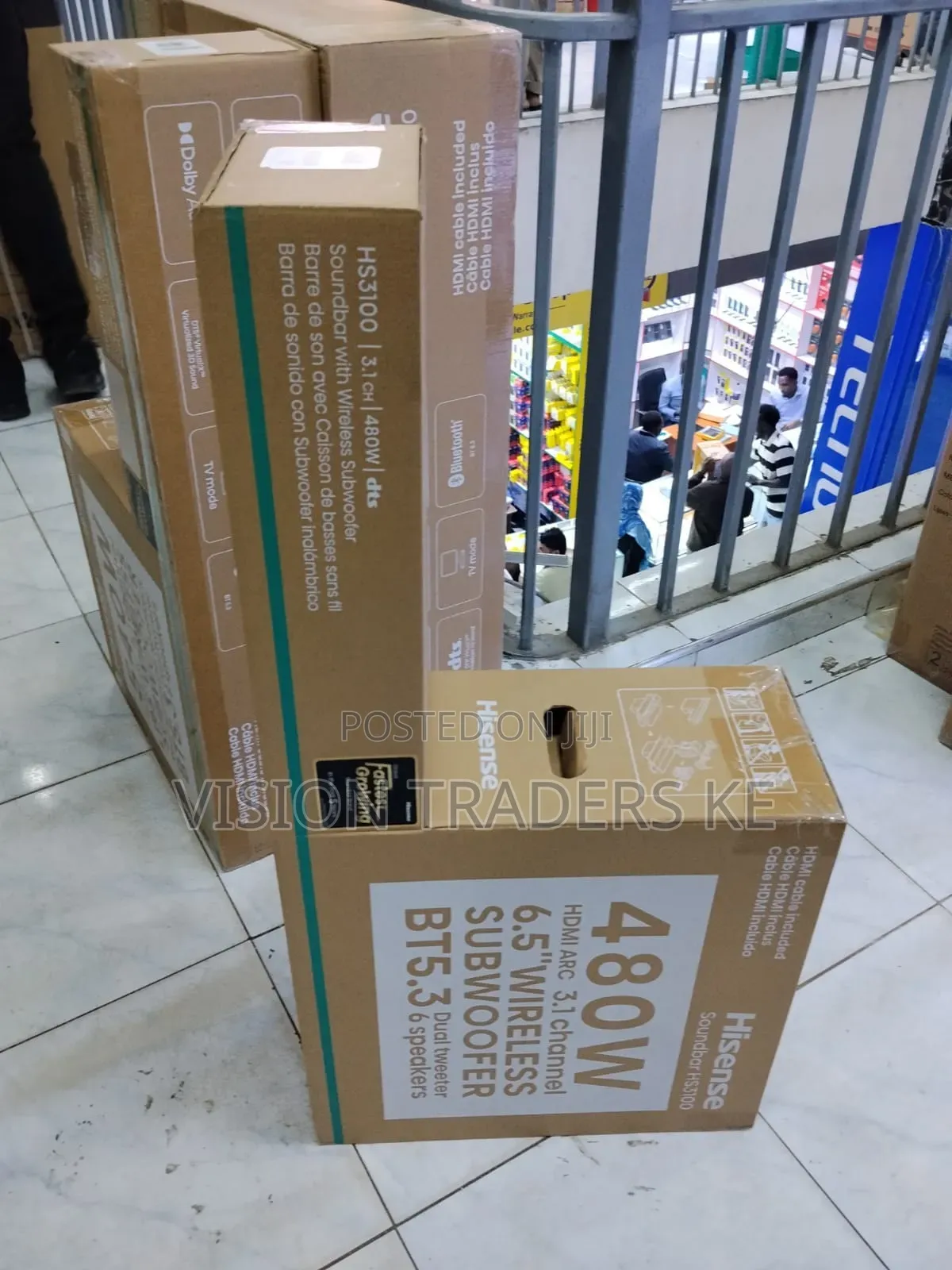 Hisense HS3100 3.1CH 480W Soundbar Wireless Subwoofer