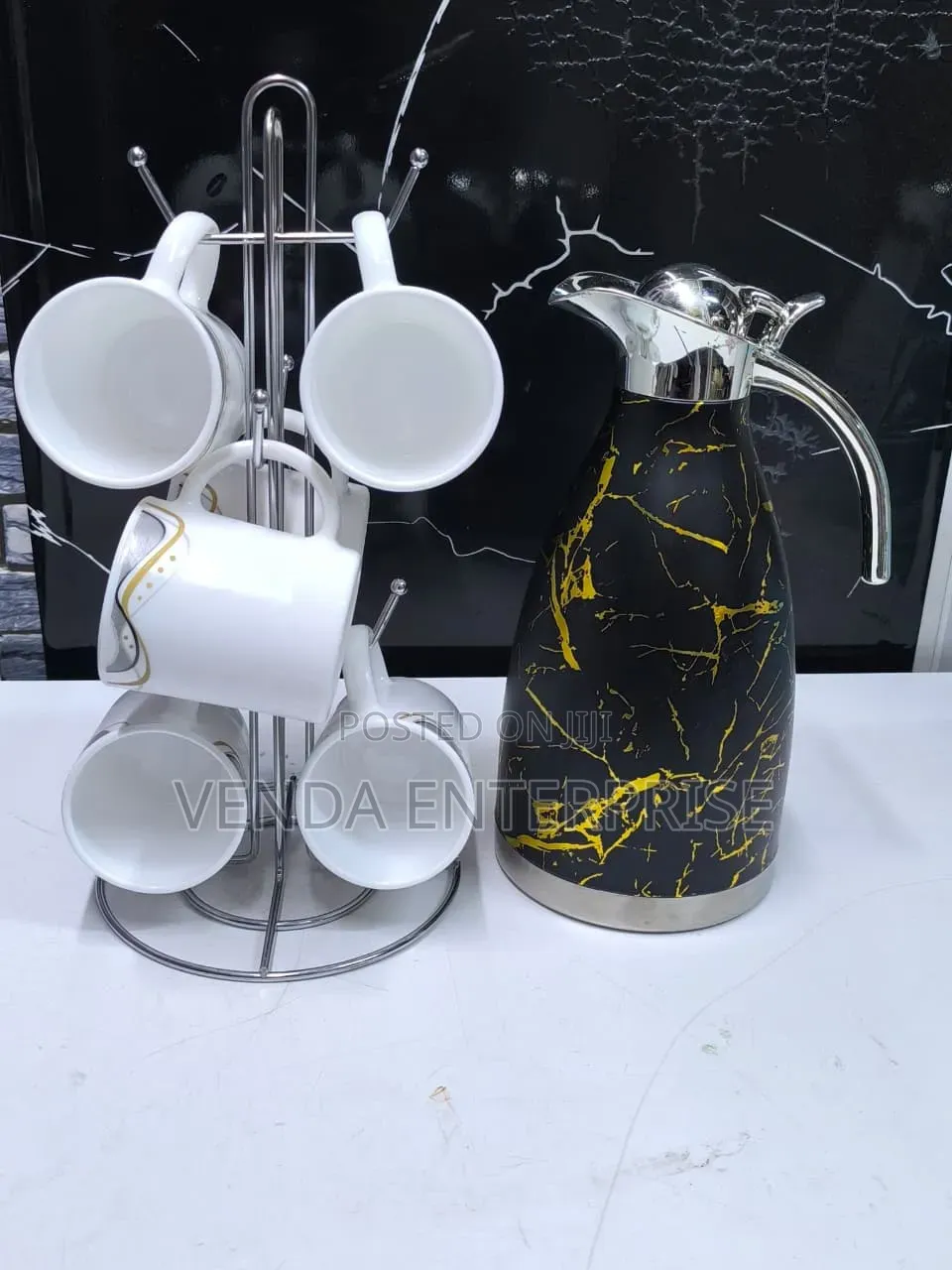 Marble Flask Breakfast Set