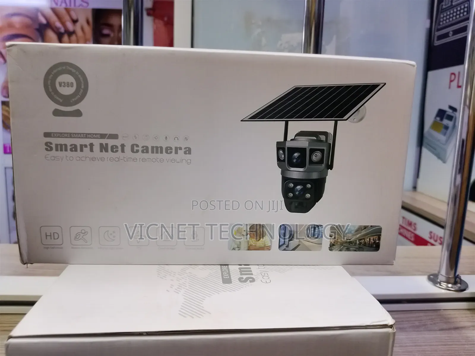Dual Lens PTZ WiFi Solar CCTV Camera