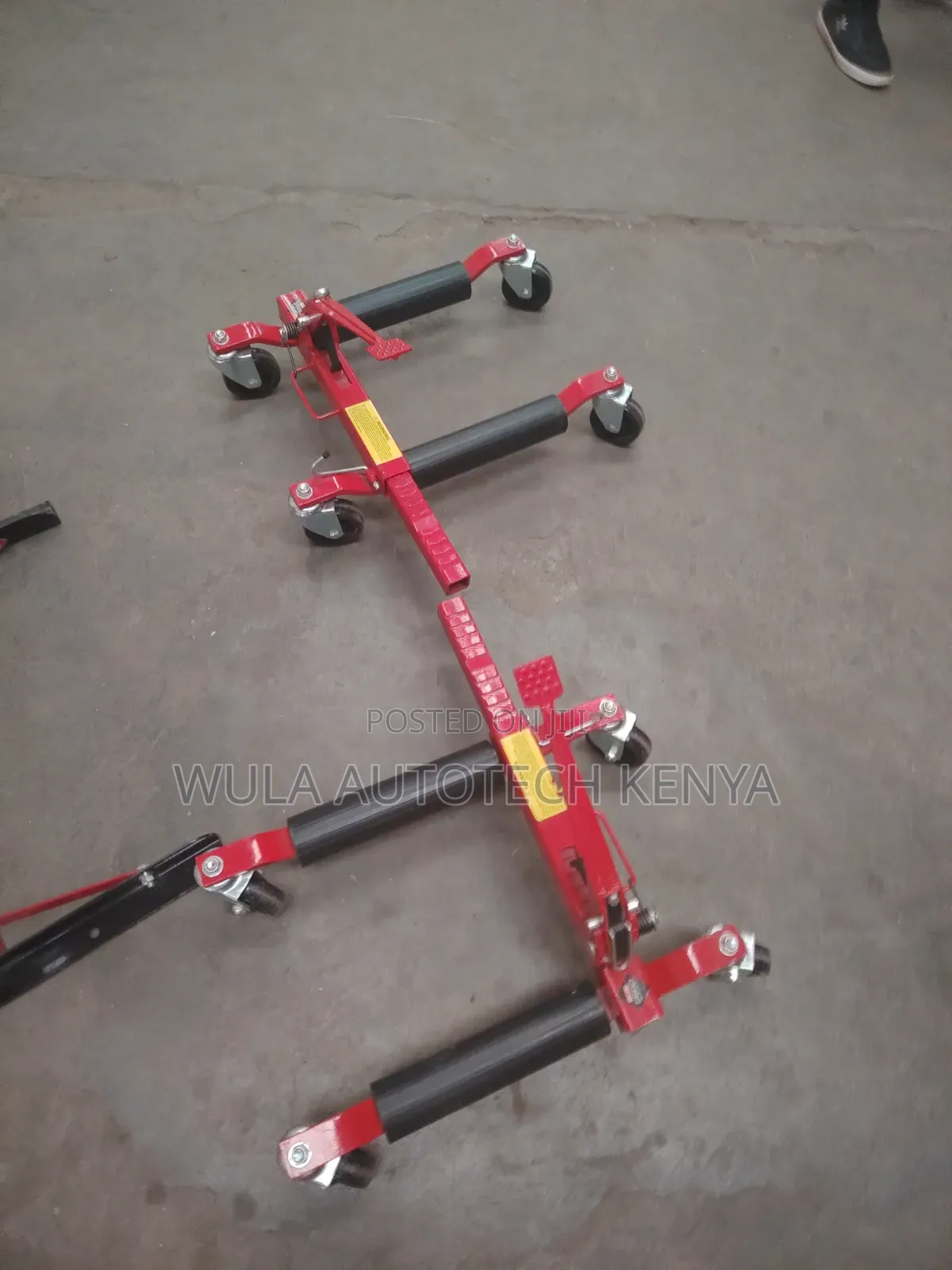 Foot  Operated Lifting and Lowering Pedal Car Moving Tool Sunshine
