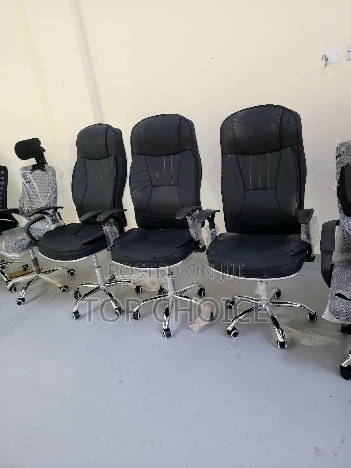 Black Leather Chairs