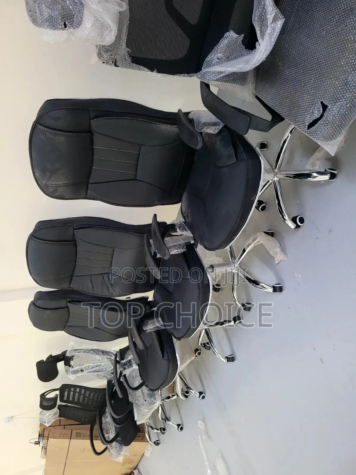 Black Leather Chairs