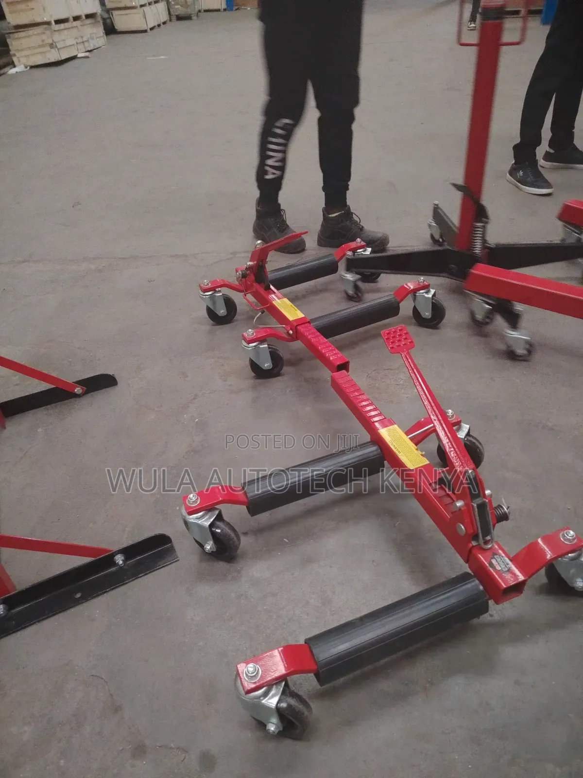 Strong and Durable Powder-Coated Frame Car Moving Tool Sunshine Italy