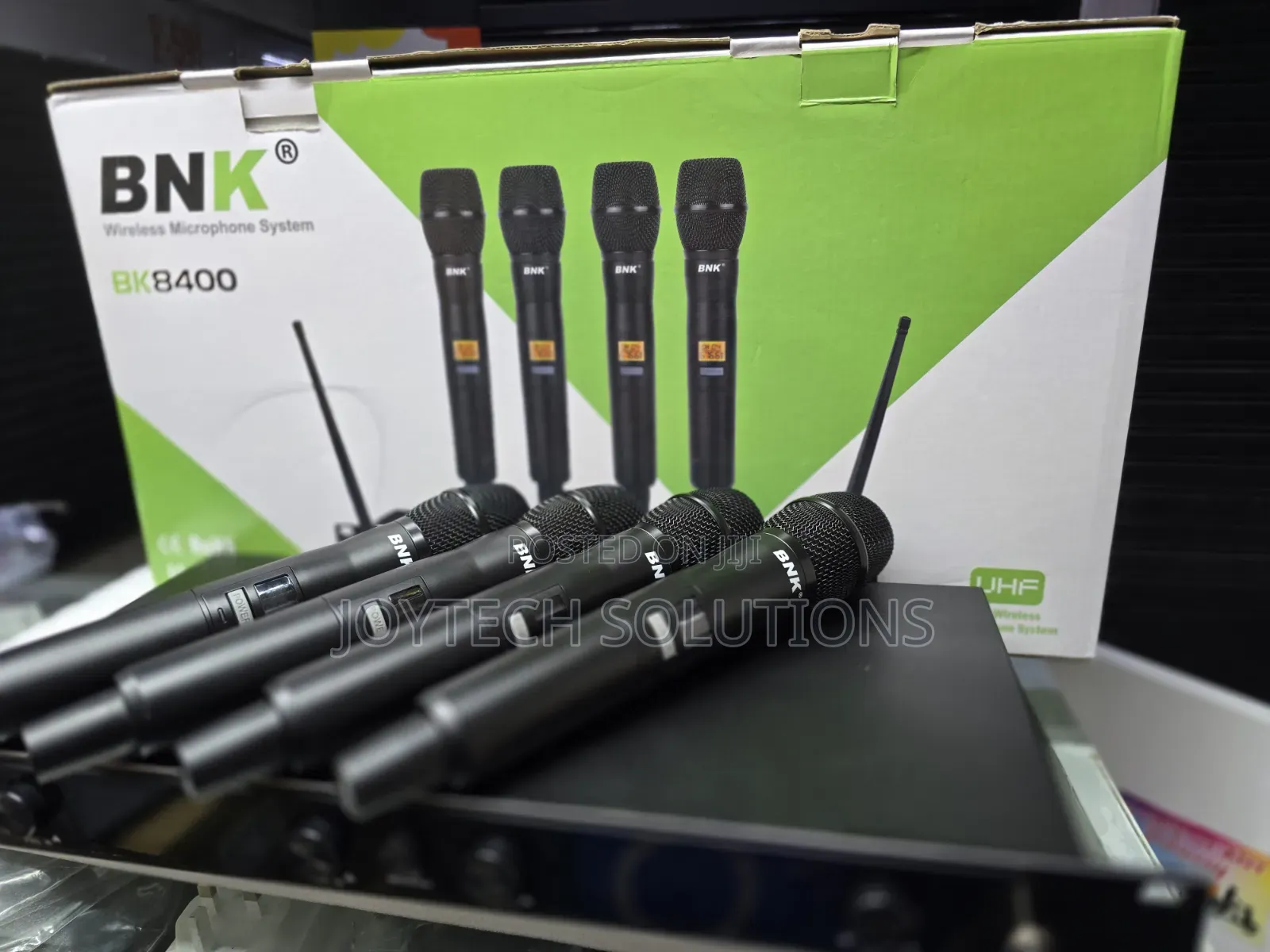 🏆 BNK BK8400 UHF Wireless Microphone Set – 4 Mics | Premium Quality