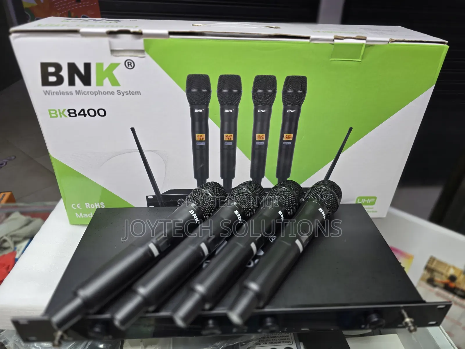 🔊 Original BNK BK8400 Wireless Mics – Crystal Clear Sound System
