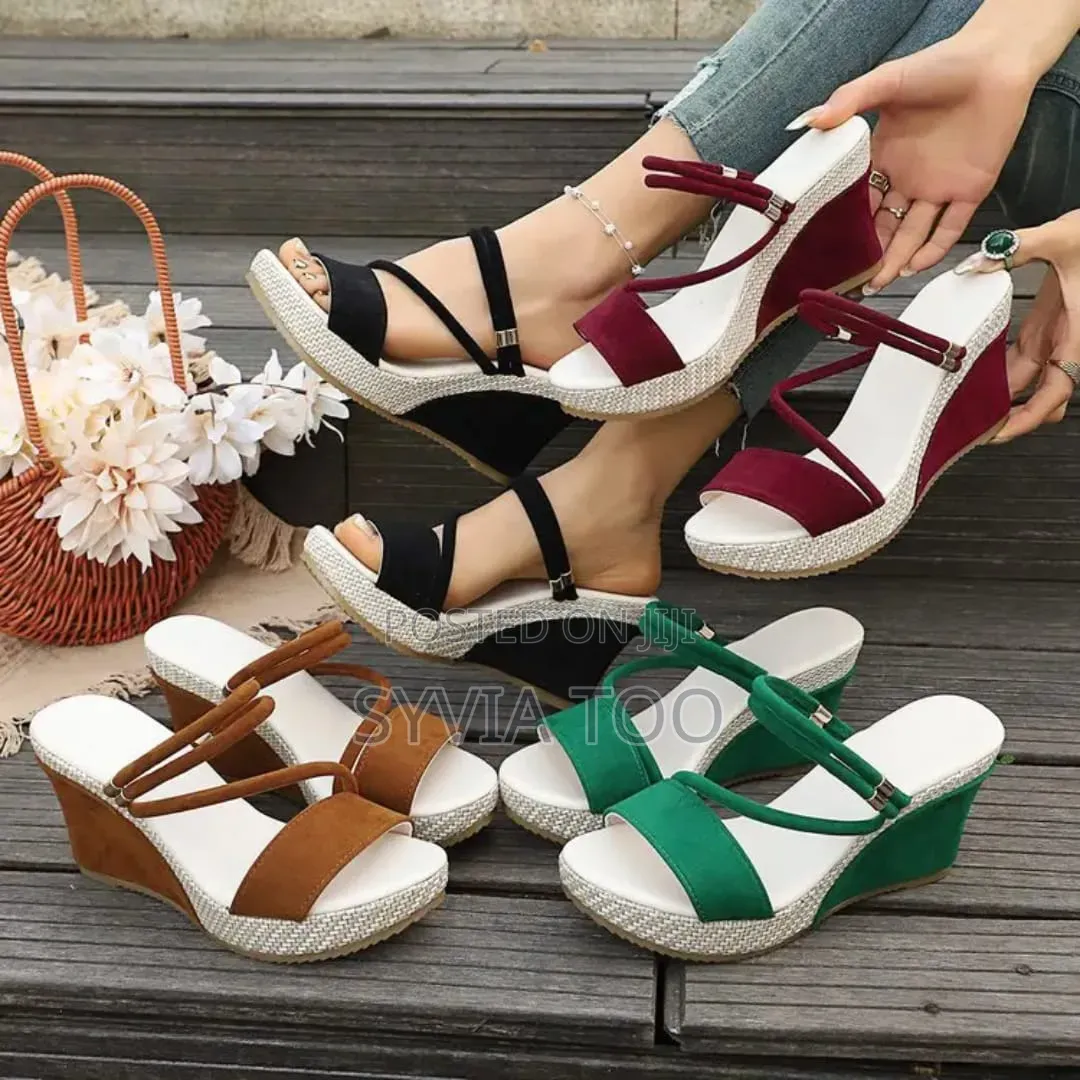 Ladies Cute Open Wedges