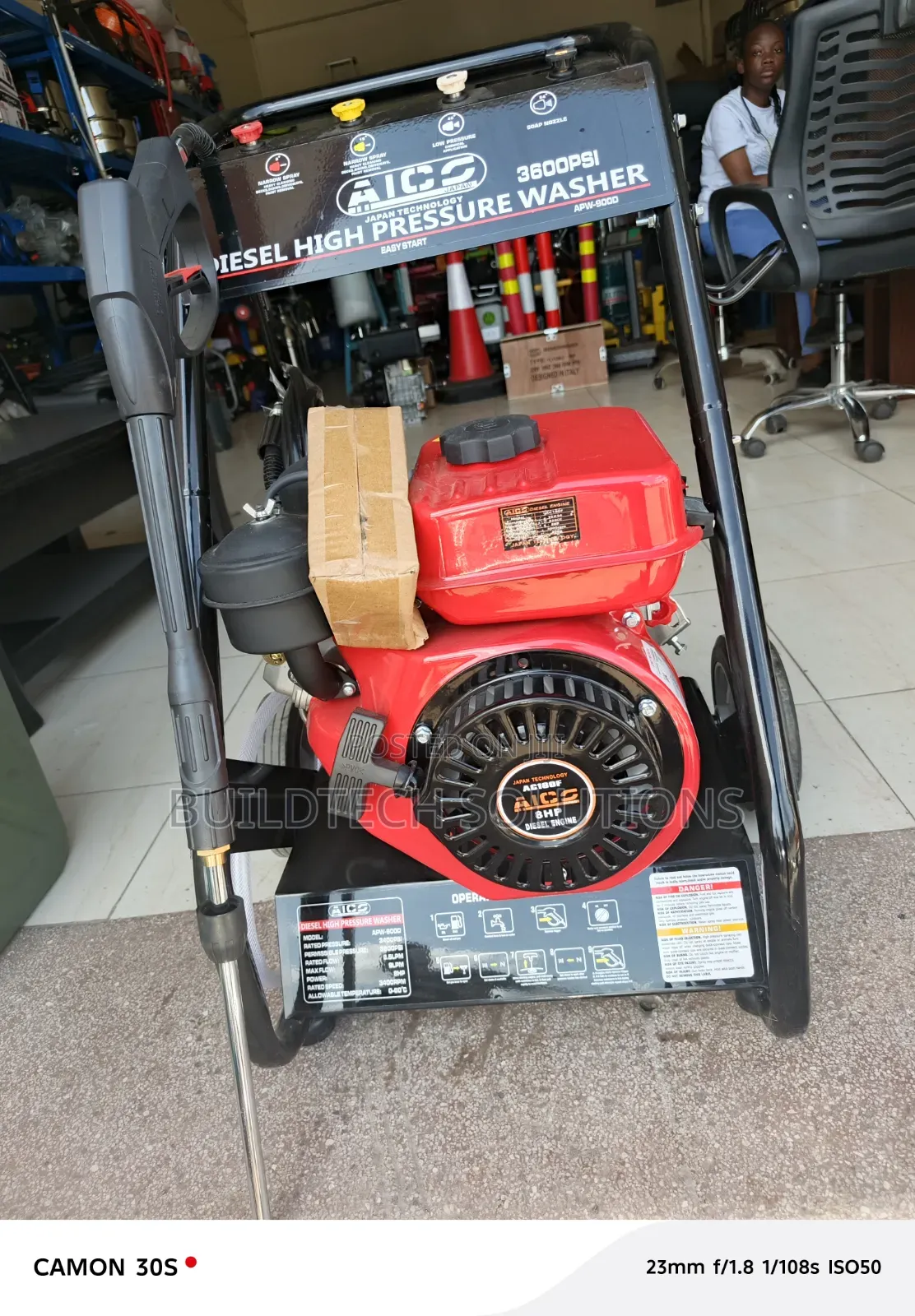 3600 Psi Diesel Car Wash Machine