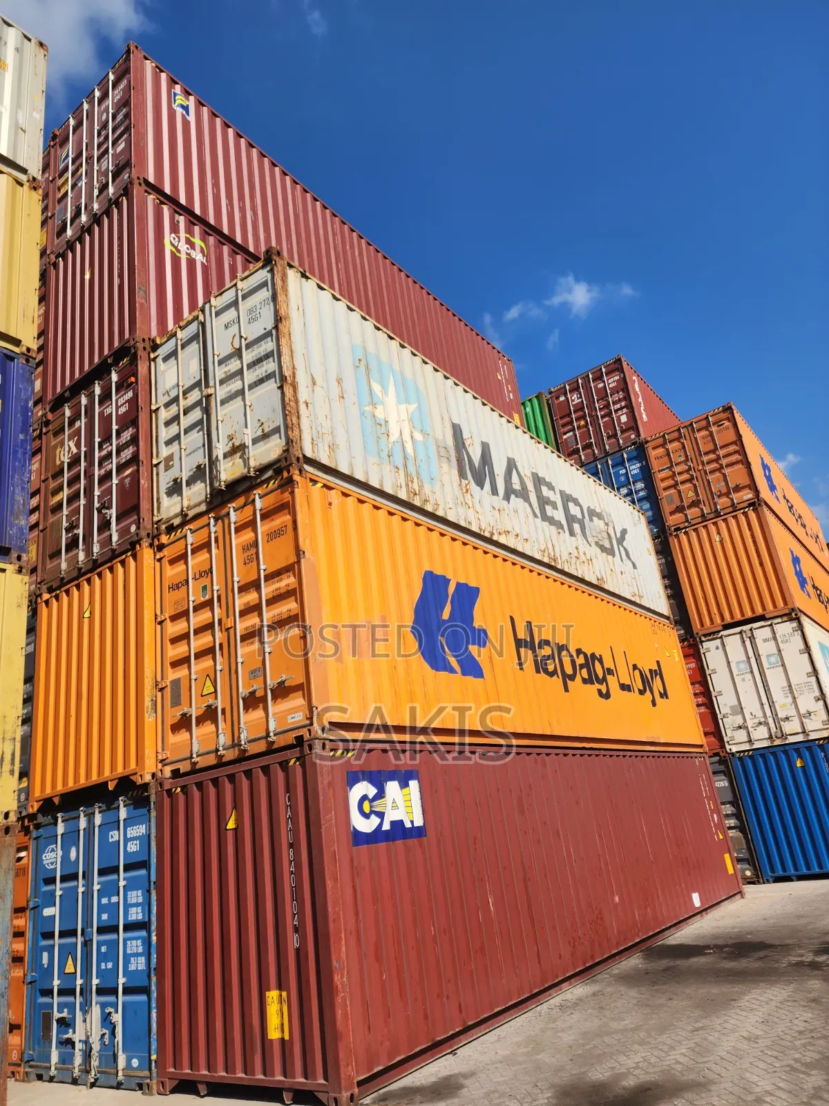 Ziko Kwa Wingi! 40ft Containers Za High Cube Bei Mzuri