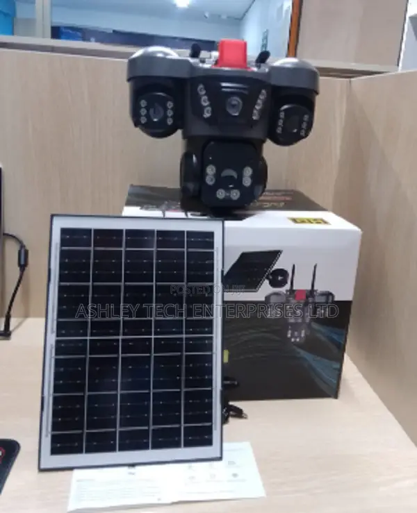 V380 Outdoor Triple Camera With Built-in Siren~