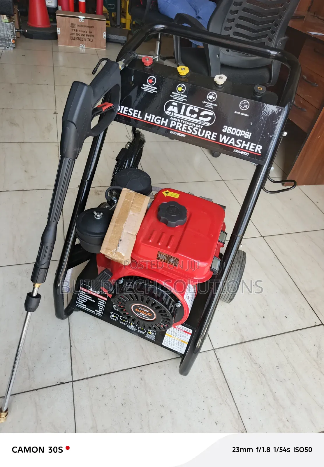 Aico Japan  3600 Psi High Pressure Diesel Car Wash Machine