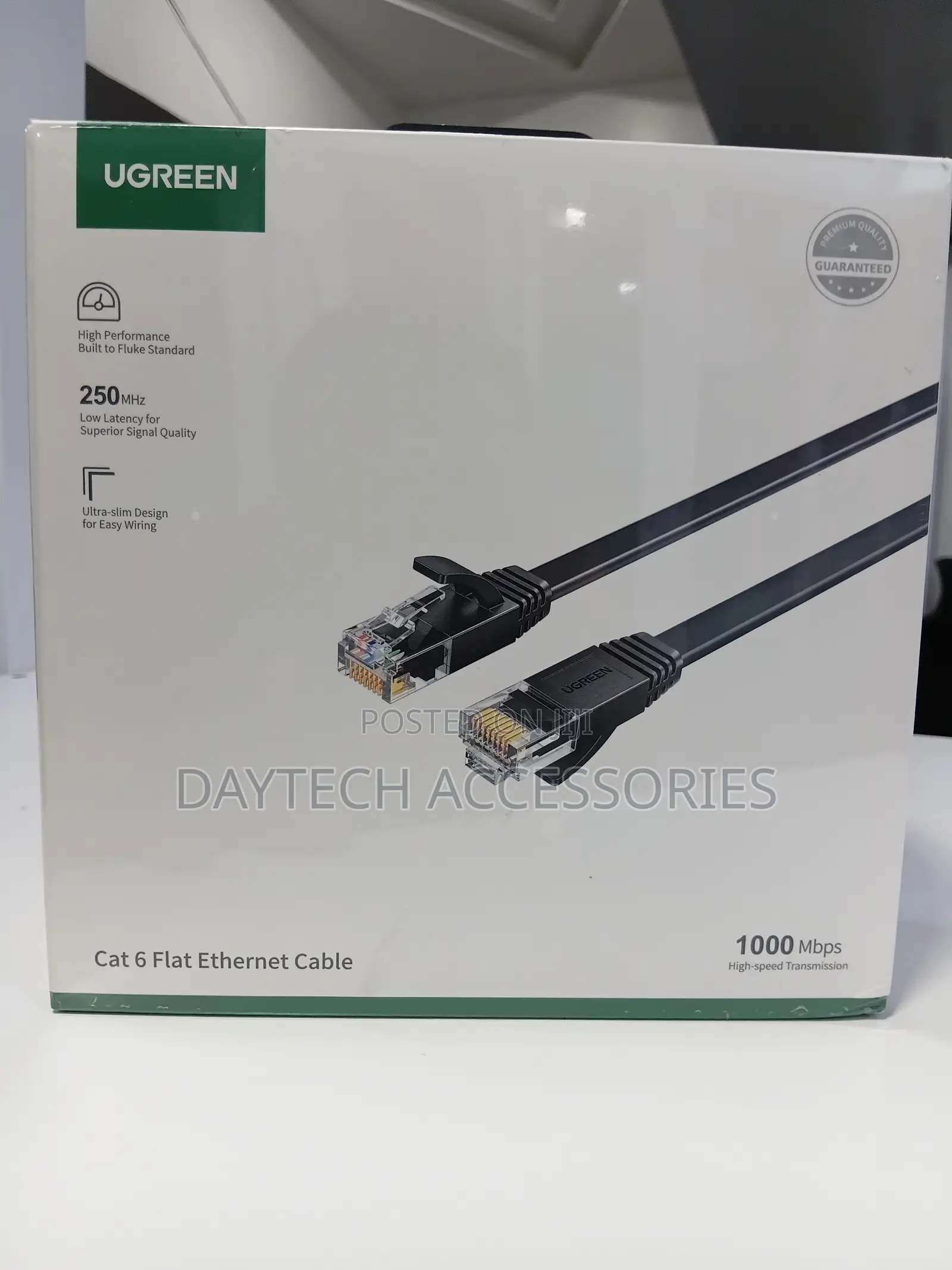 UGREEN NW102 Cat6 Flat Ethernet 30m High-Speed Cable.