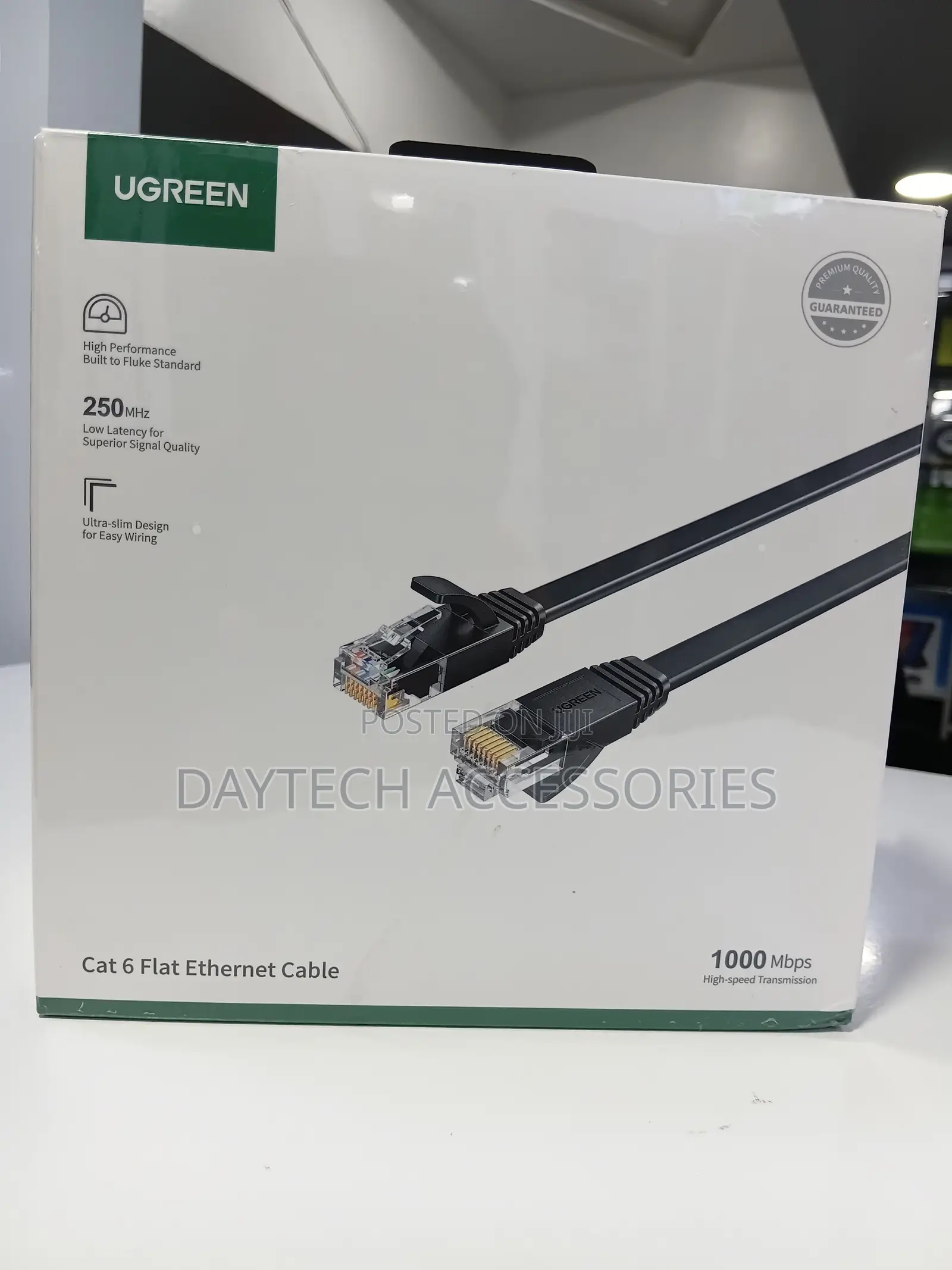 UGREEN NW102 Cat6 Flat Ethernet 30m High-Speed Cable.