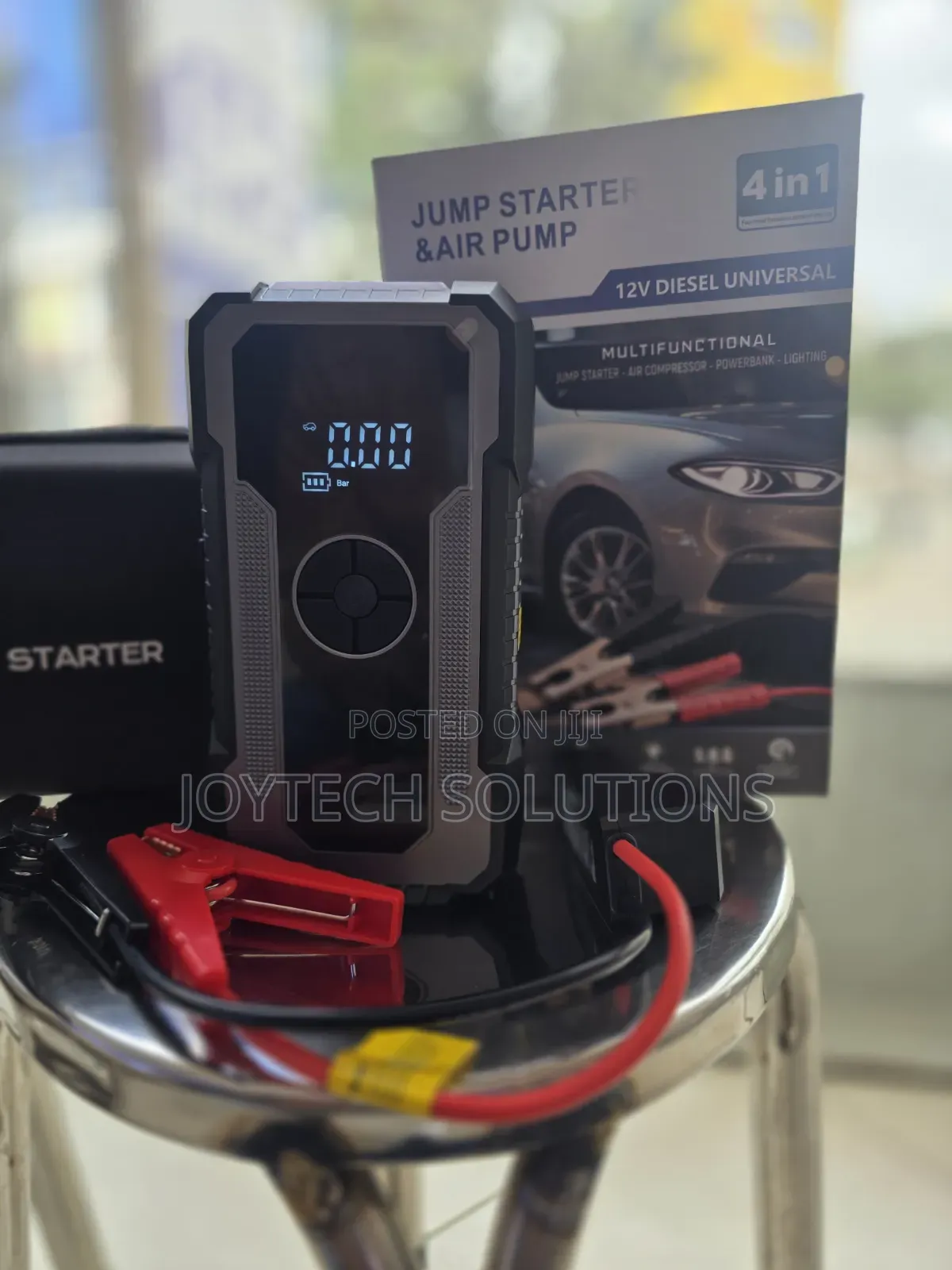 🔋 Original Quality 12V Diesel Universal Jump Starter & Air Pump