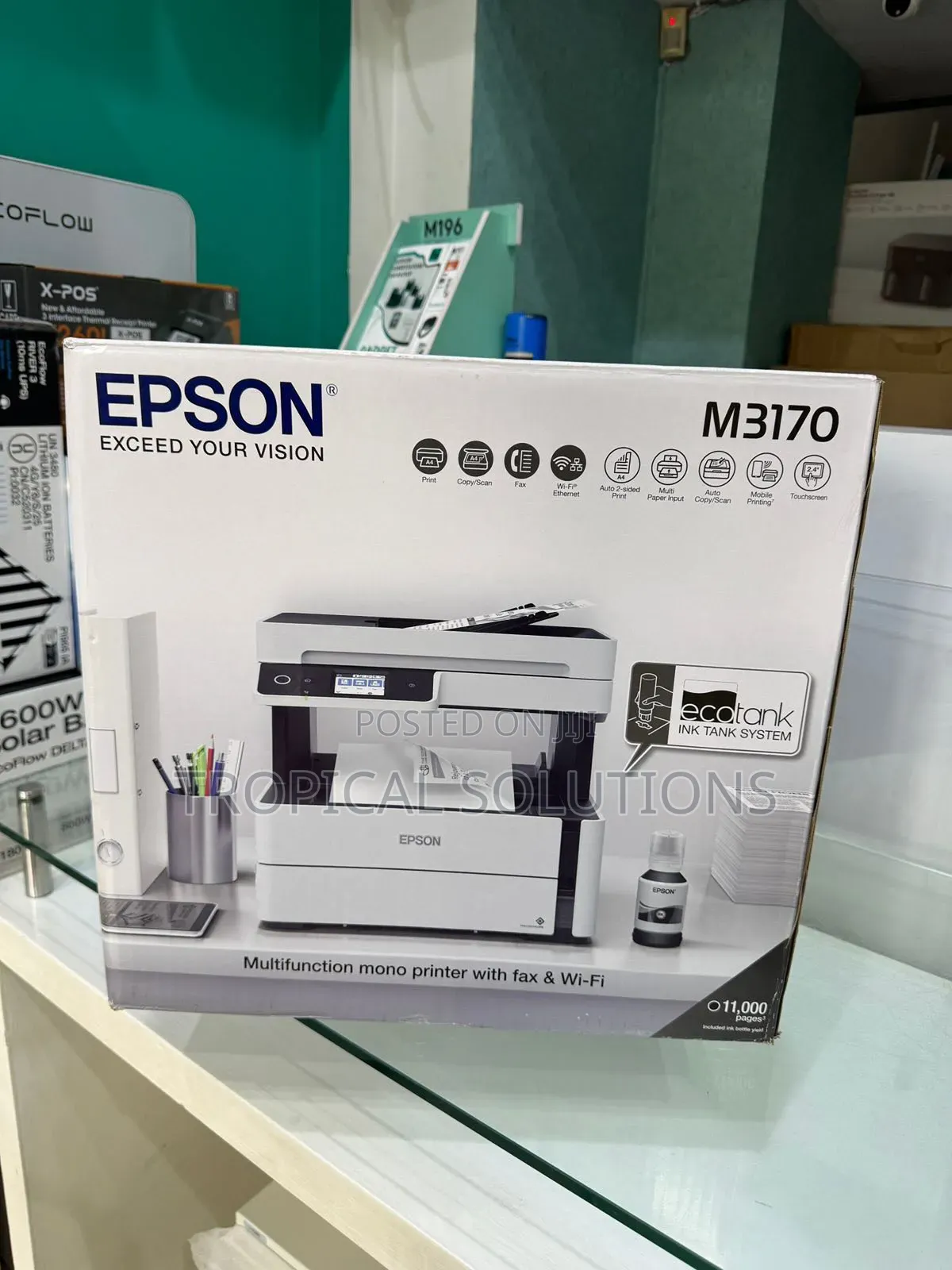 Epson M3170 Mono WiFi All in One Printer