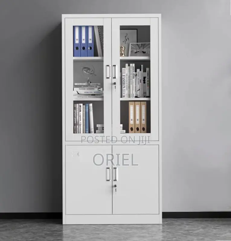 2-Door Office Cabinet ; Steel Filing Storage Cabinet