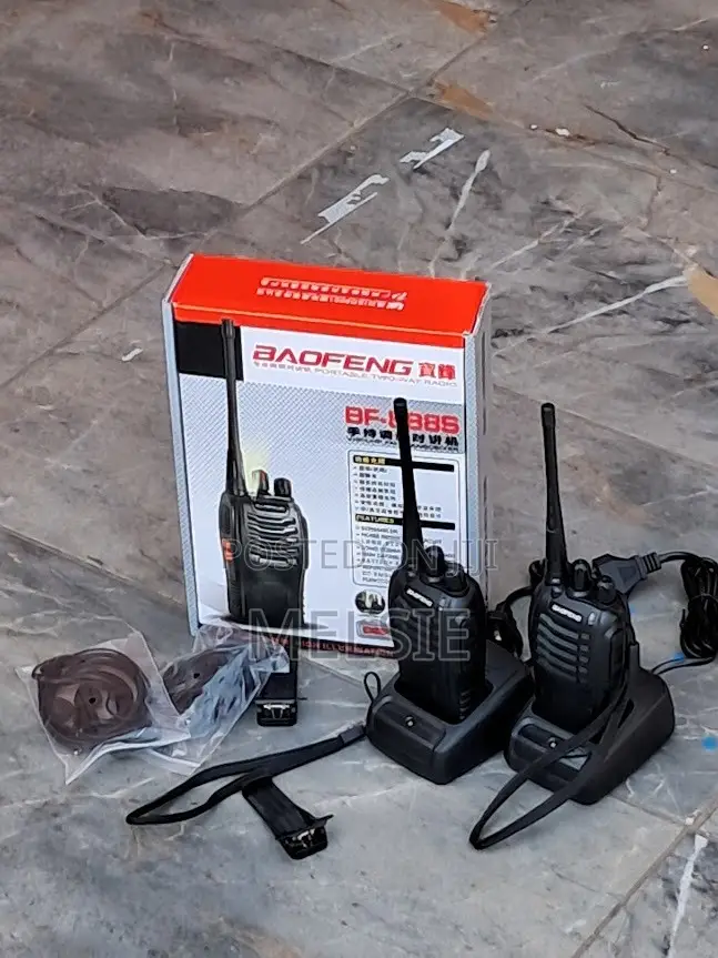 Baofeng BF-888S Walkie Talkie With Charger & Headset