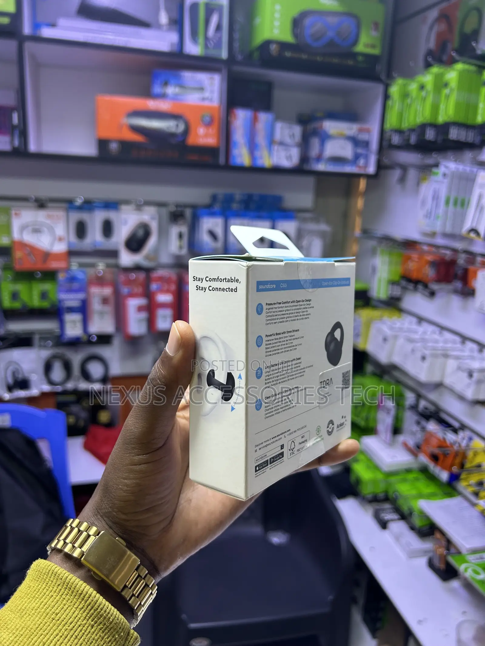 Anker Soundcore C50i Open-Ear Clip-on Wireless Earbuds