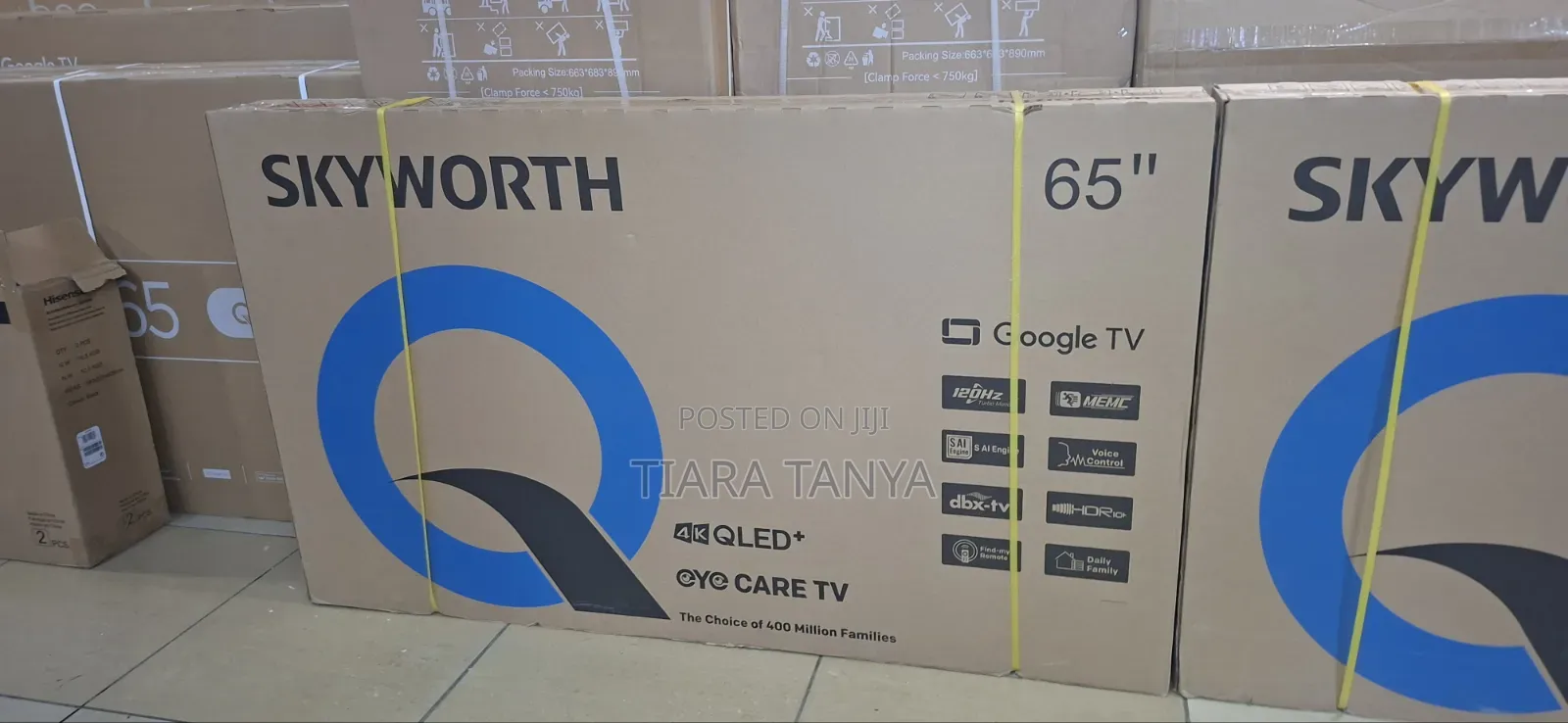 Skyworth 65 Inch 4k QLED SMART GOOGLE TV