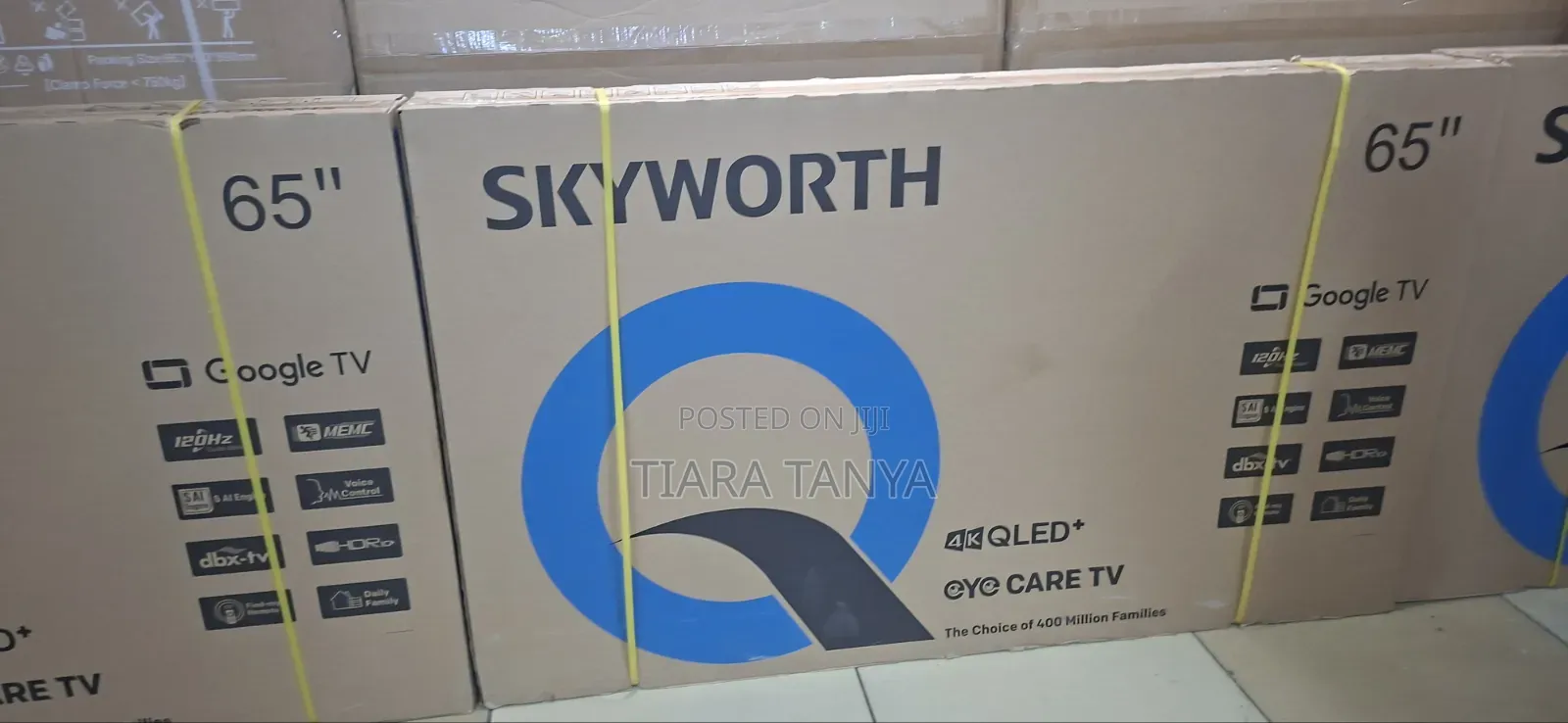 Skyworth 65 Inch 4k QLED SMART GOOGLE TV