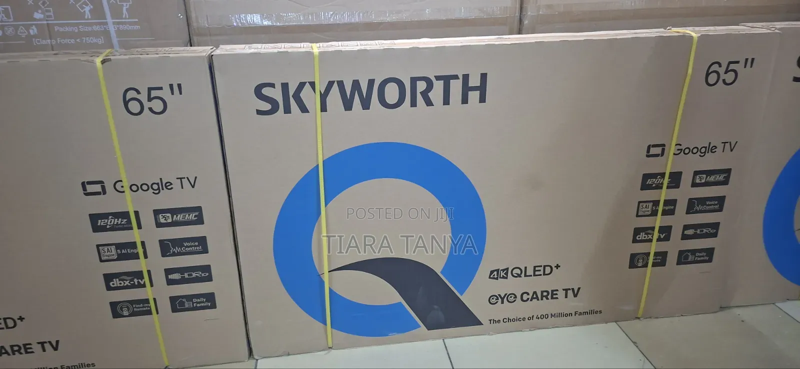 Skyworth 65 Inch 4k QLED SMART GOOGLE TV
