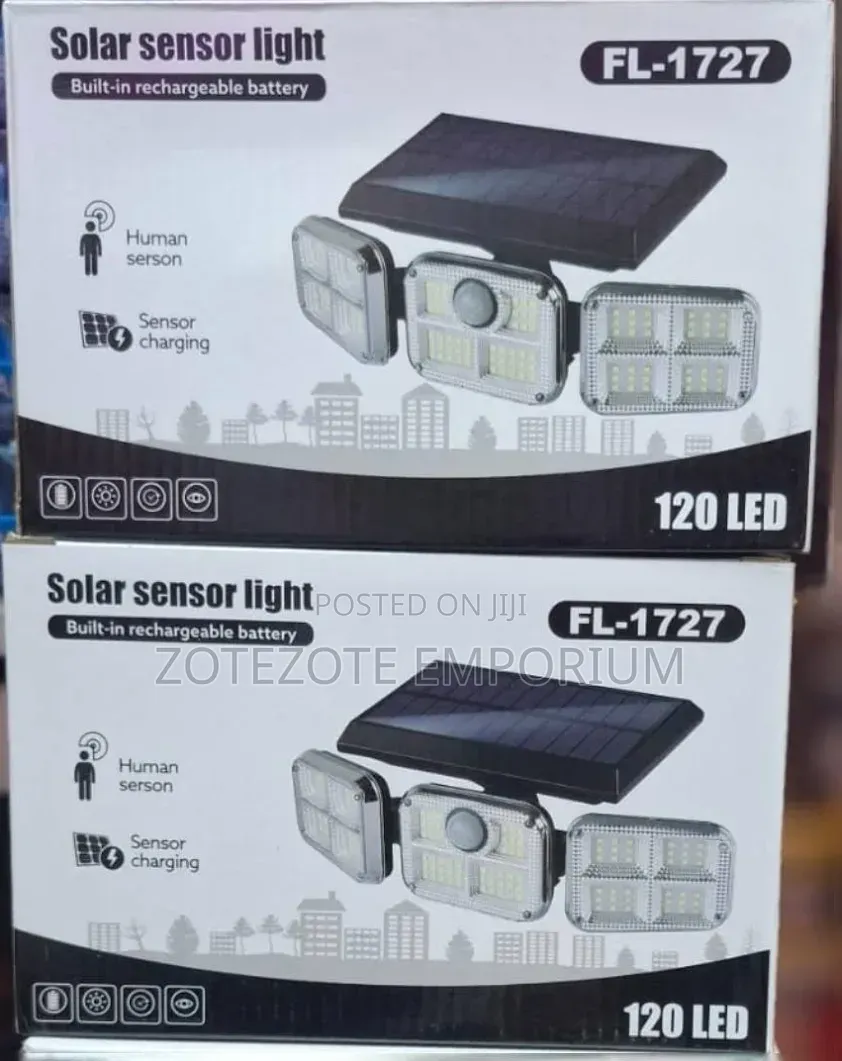 3 Head Solar Security Light With Motion Sensor