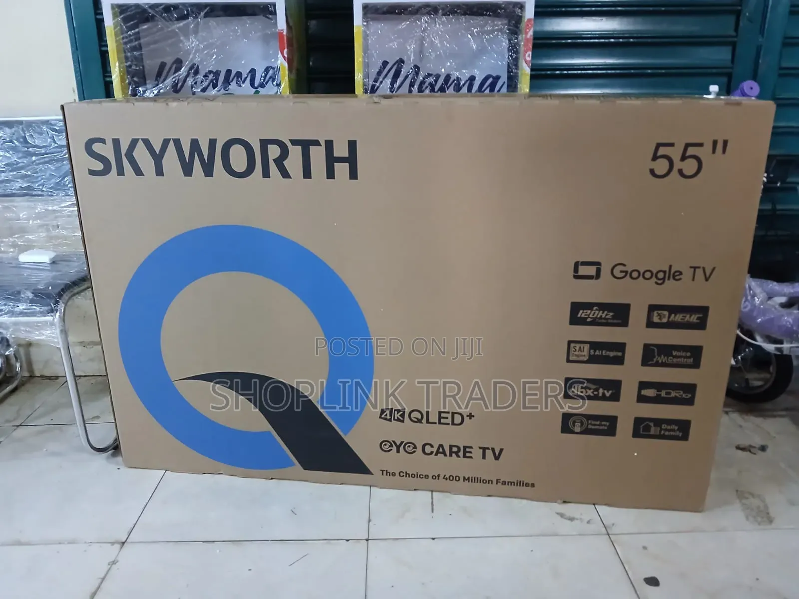 Skyworth 55 Inch QLED Smart Google TV – 55Q6500G Ultra HD 4K -