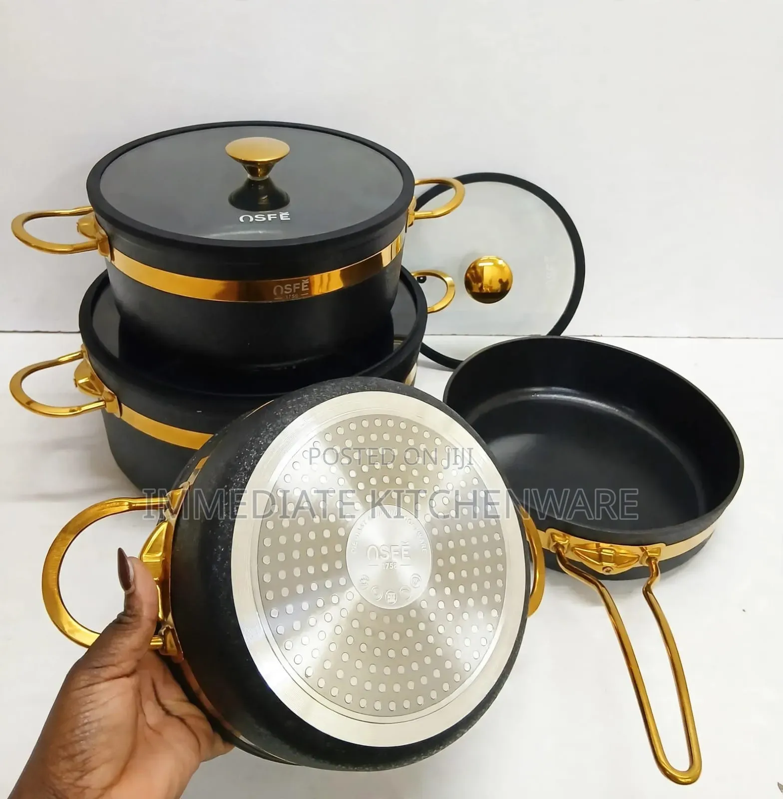 High Quality Nonstick Granite 7pcs Set