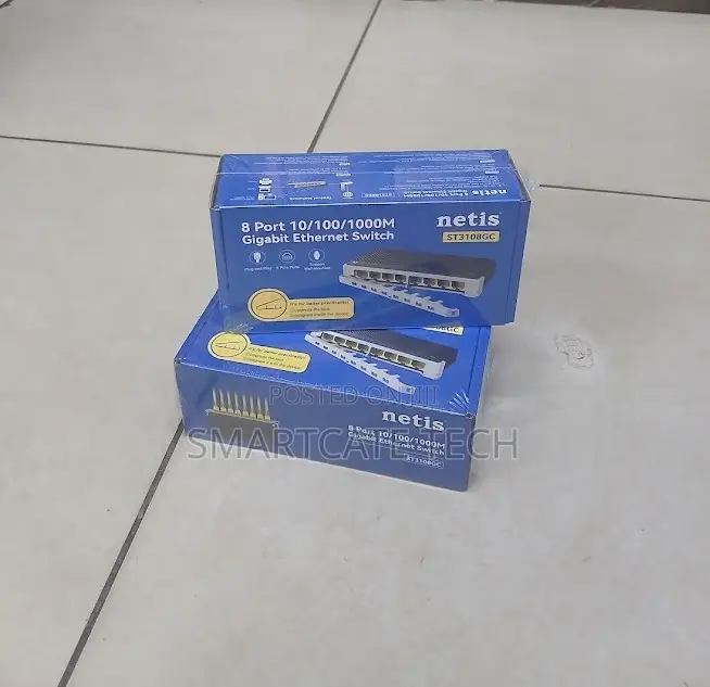 Netis ST3108GC 8-Port High-Speed LAN Ethernet Switch