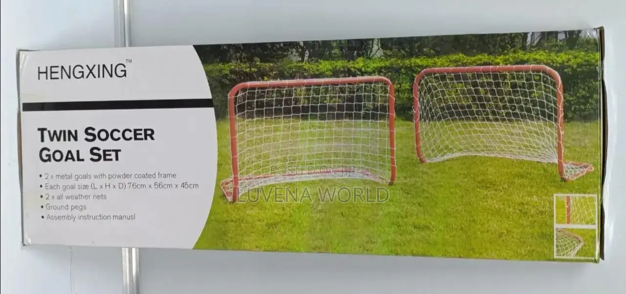 Twin Soccer Goal Post
