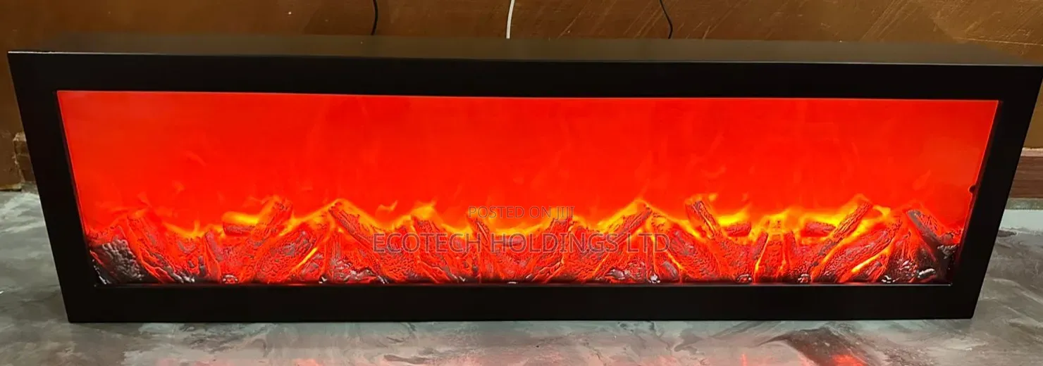 1mtr by 35cms RGB With Bluetooth 7 Color Heated Fireplace