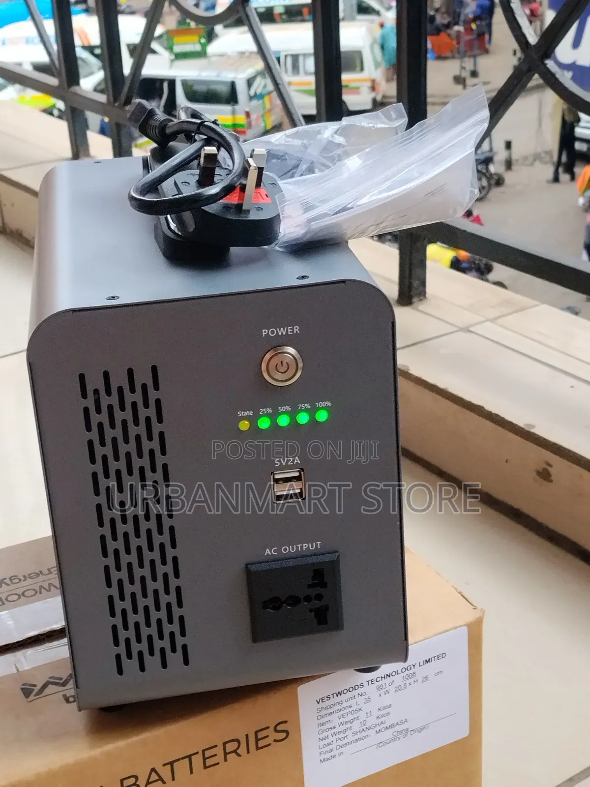 Vestwoods 1KVA 1KW Portable Power Station 1004Wh LiFePO4