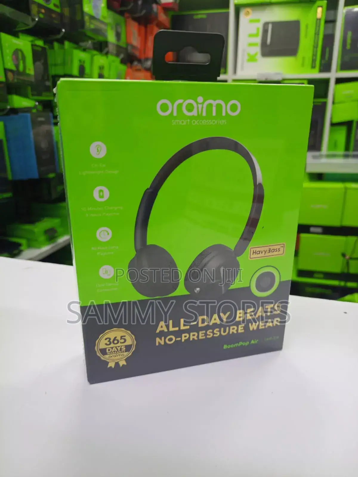 Oraimo OHP-316 BoomPop Air – Premium Wireless Headphones