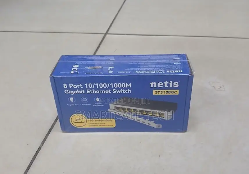 Netis ST3108GC 8Port Gigabit Ethernet Switch for Seamless Connectivity