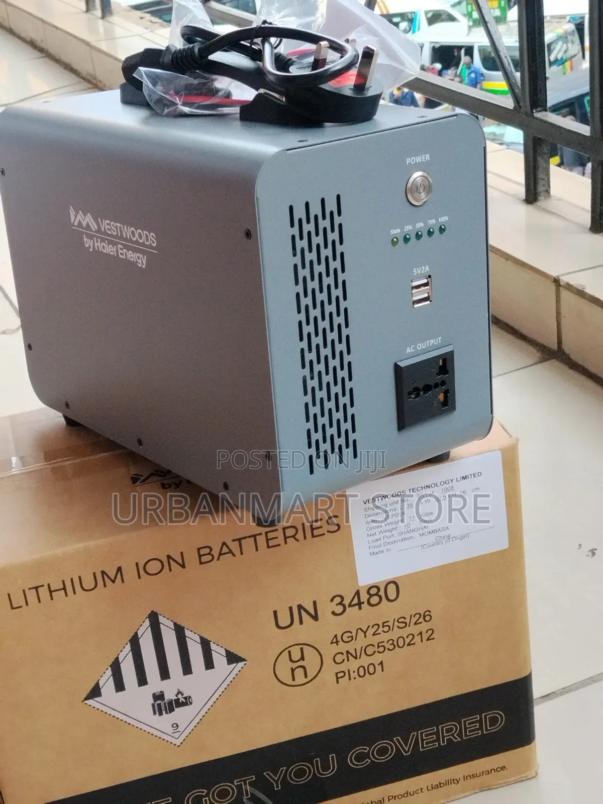 Brand New Vestwood 1KW Power Station 1KVA 500W Pure Sine Wave