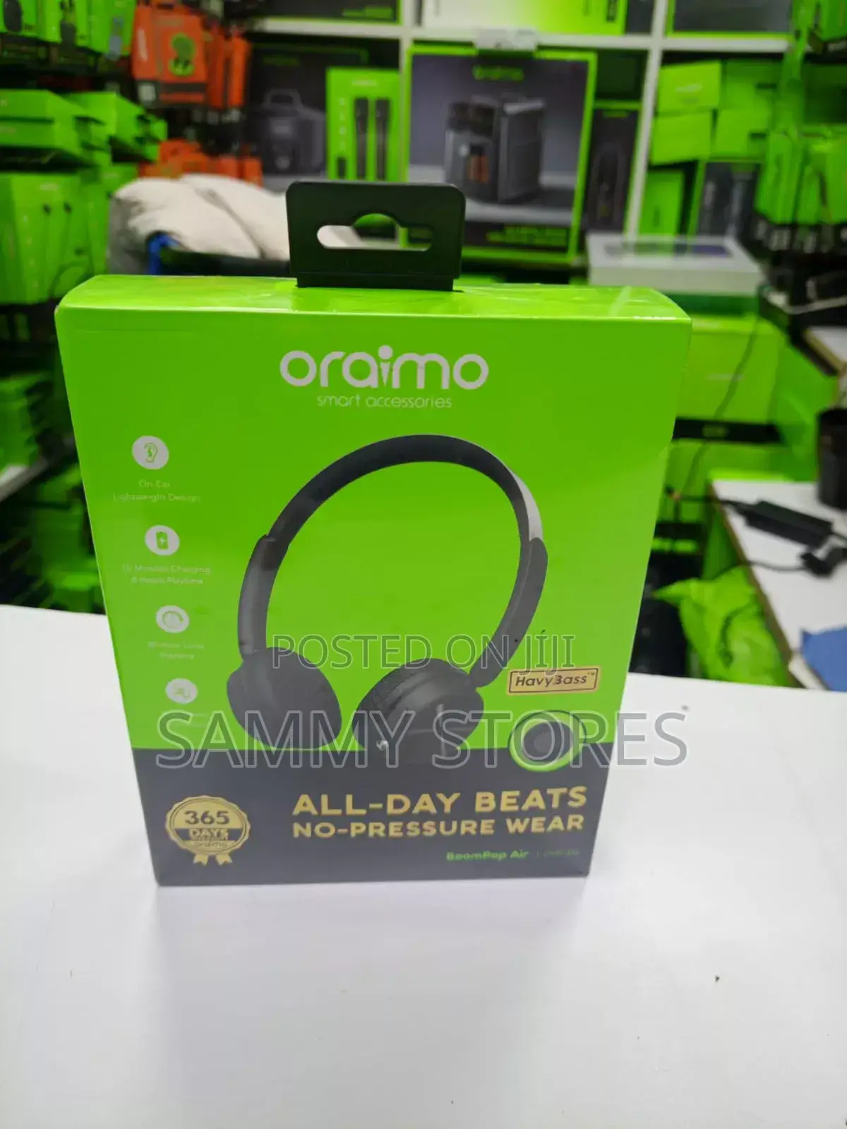 Oraimo BoomPop Air OHP-316 – HavyBassTM Wireless Headphones