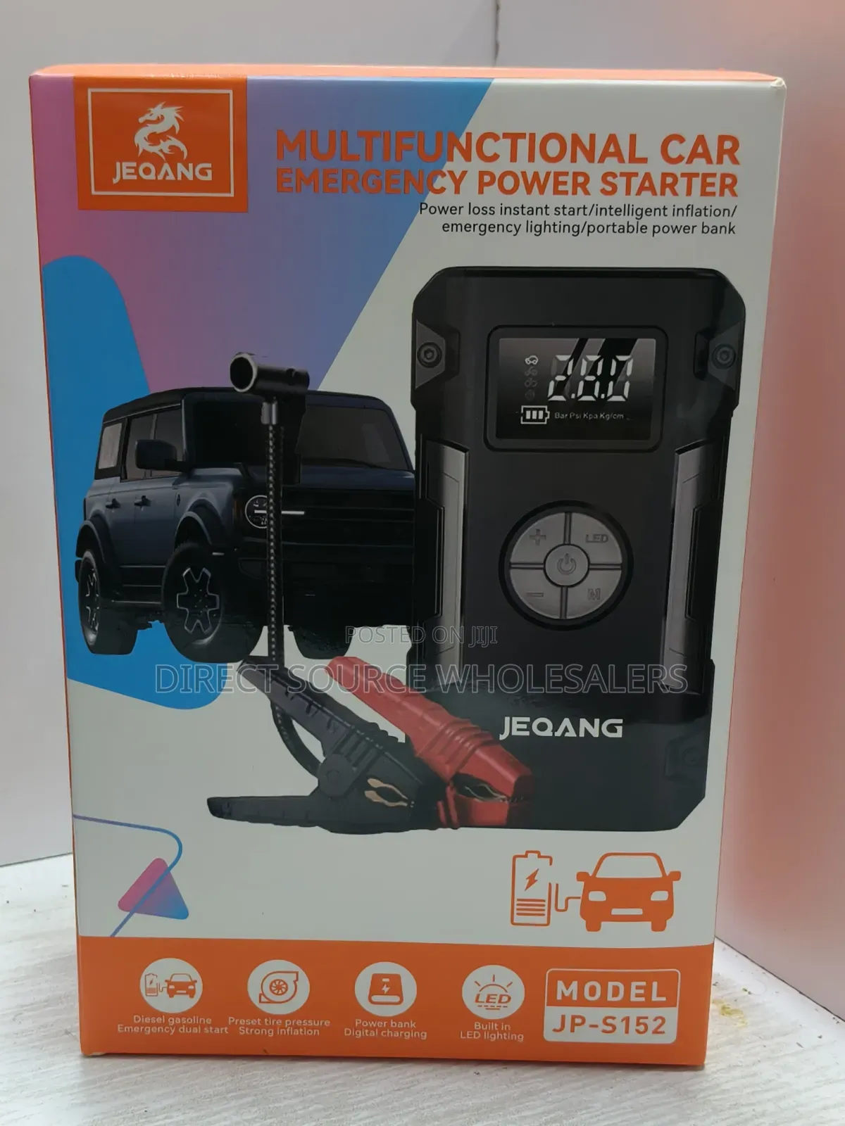 Jeqang Car Jump Starter & Tyre Inflator