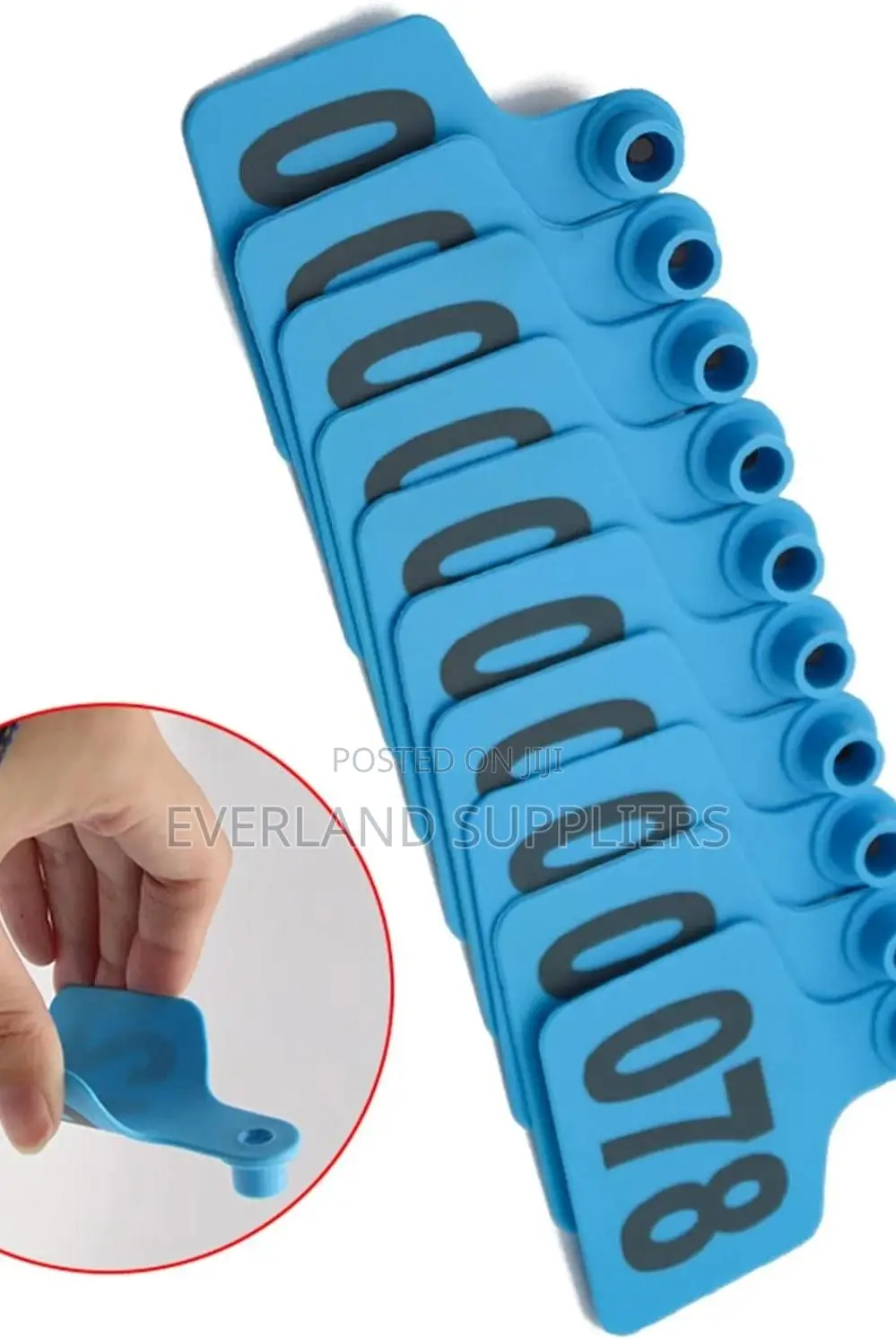 Flexible Numbered Tags for Cows - Medium