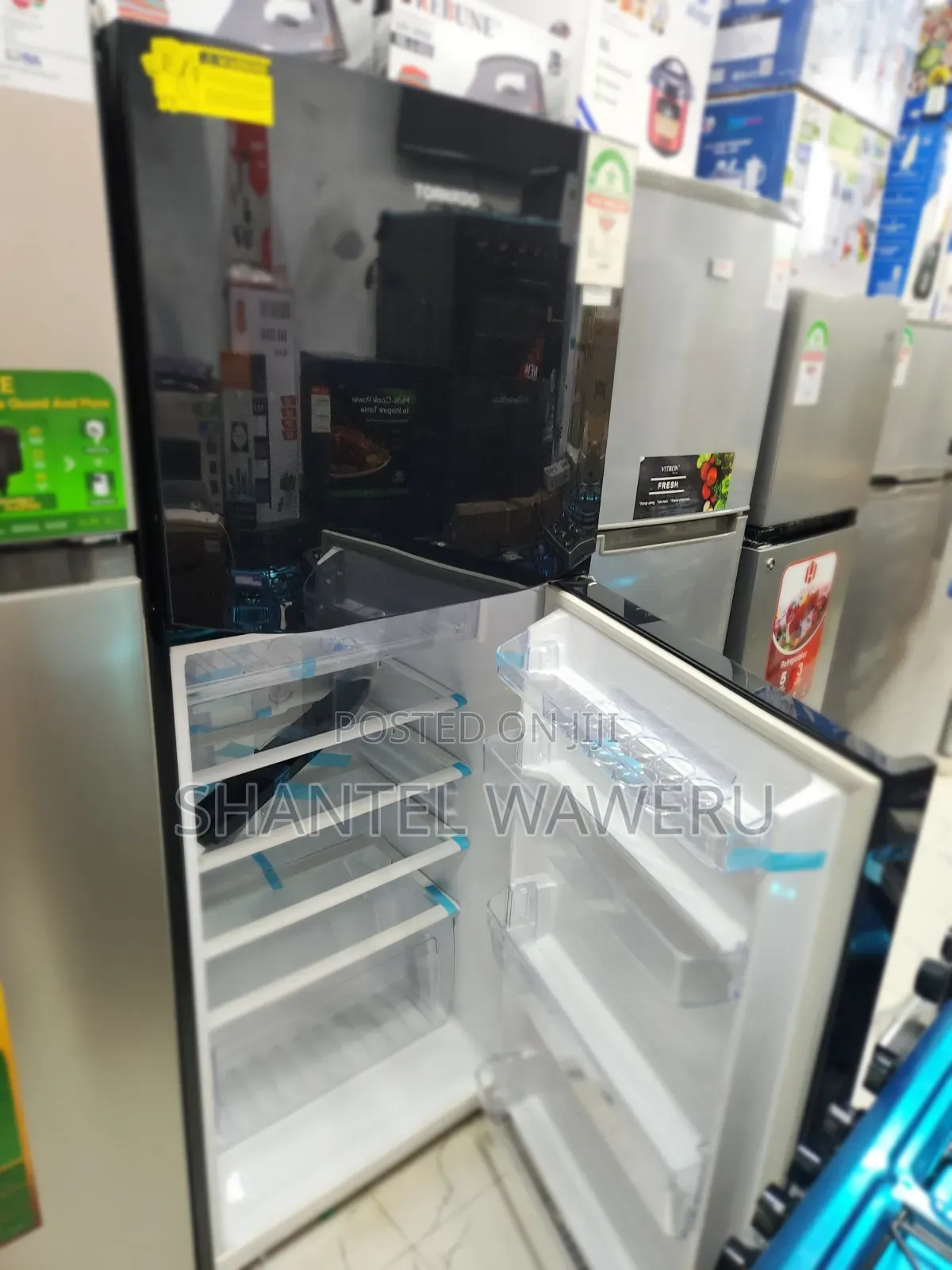 Black Mirror Tornado Double Fridge