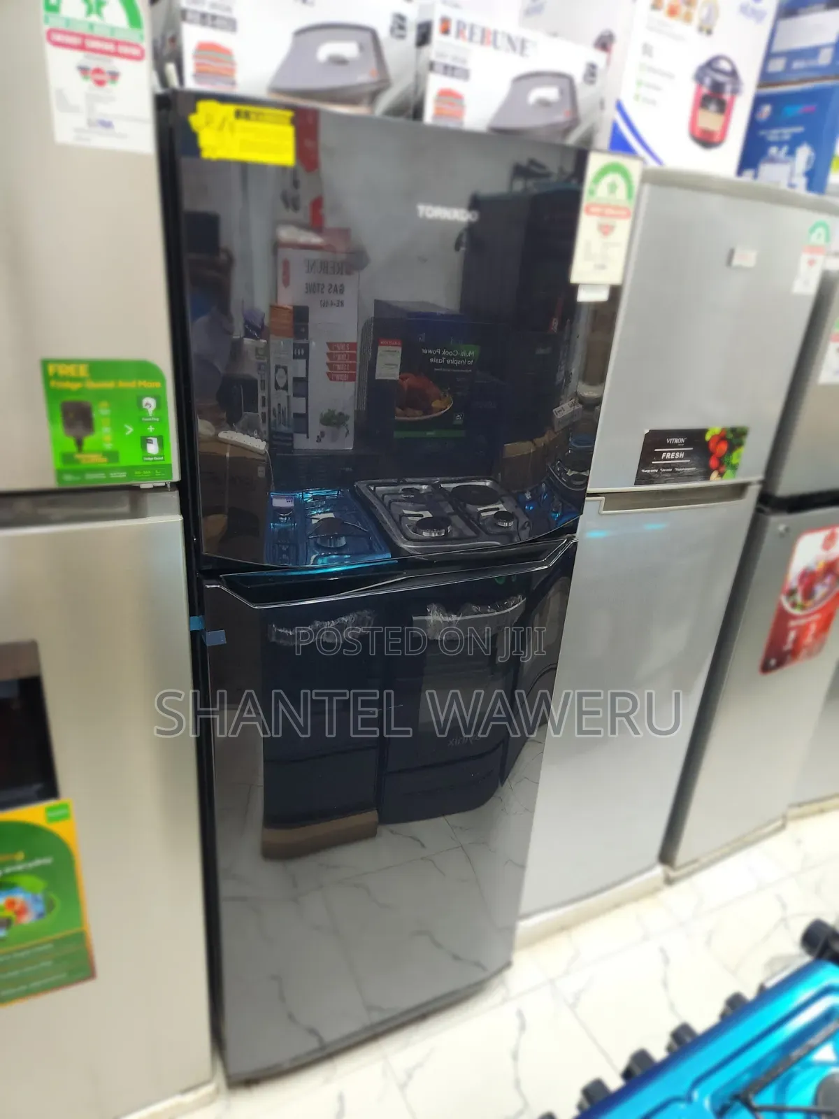 Black Mirror Tornado Double Fridge