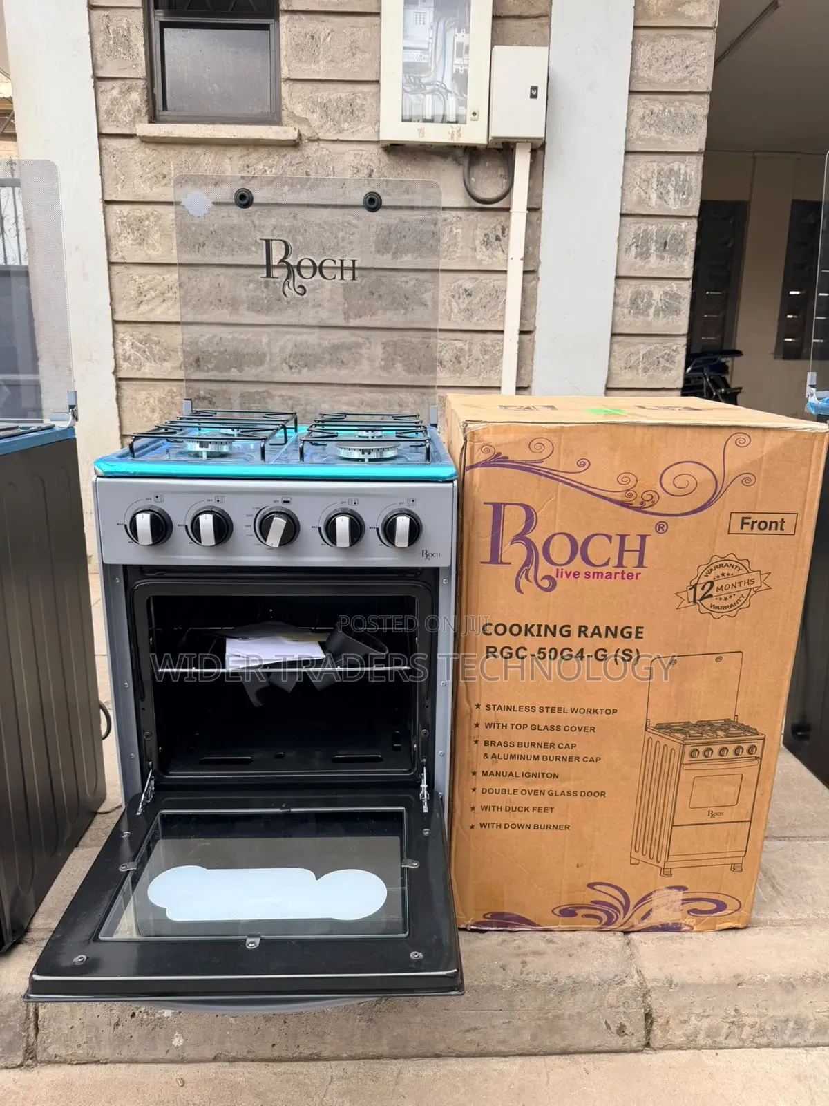 50*55 Roch Full Gas Standing Cooker