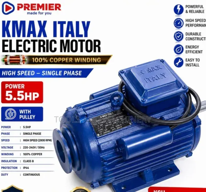 Heavy Duty Single Phase Electric Motor /5.5hp Electric Motor