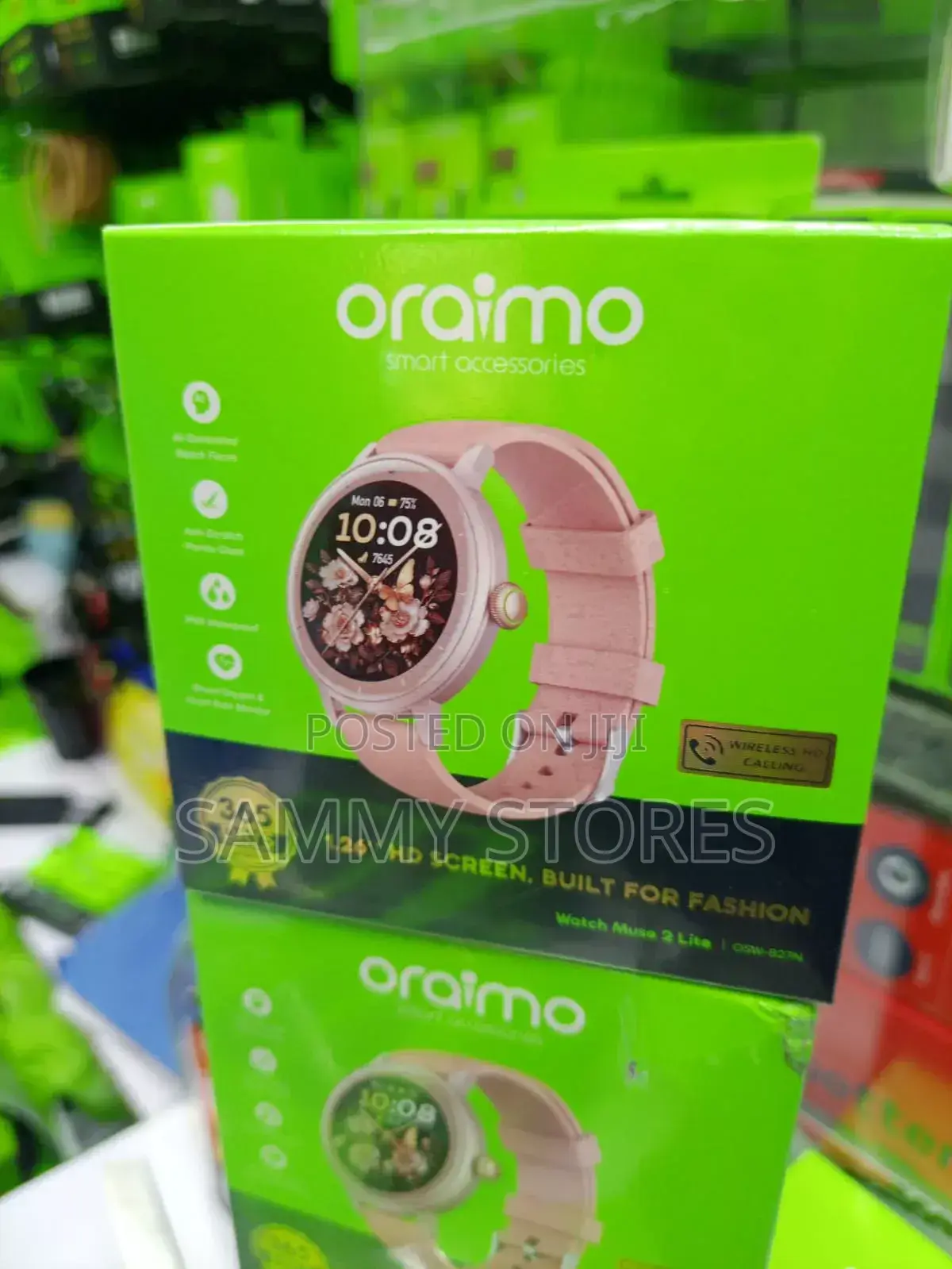 Oraimo Muse 2 Lite – HD Screen Smart Watch With Health Monitoring