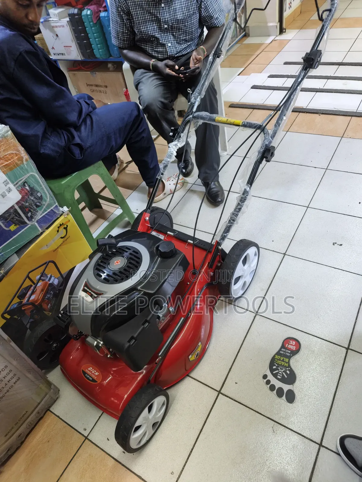 18" Petrol Grass Cutter Lawn Mower – Heavy Duty Garden Machine