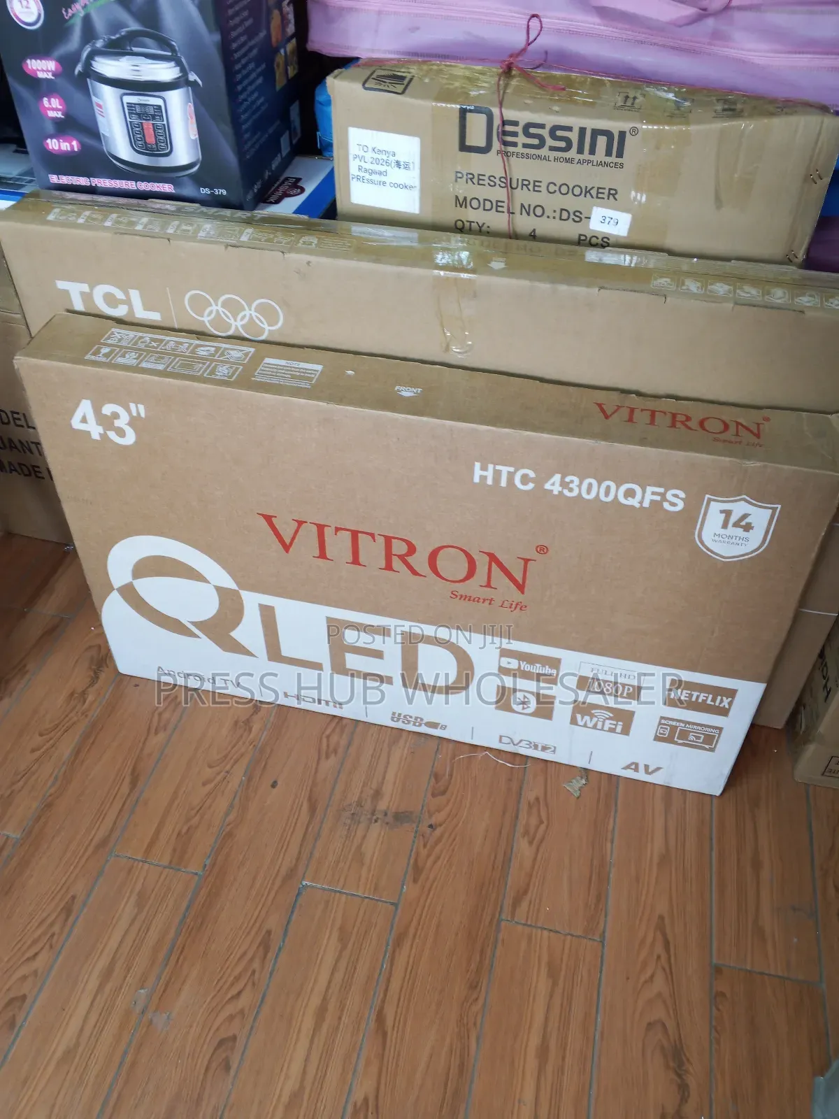Vitron 43" QLED Smart Android TV