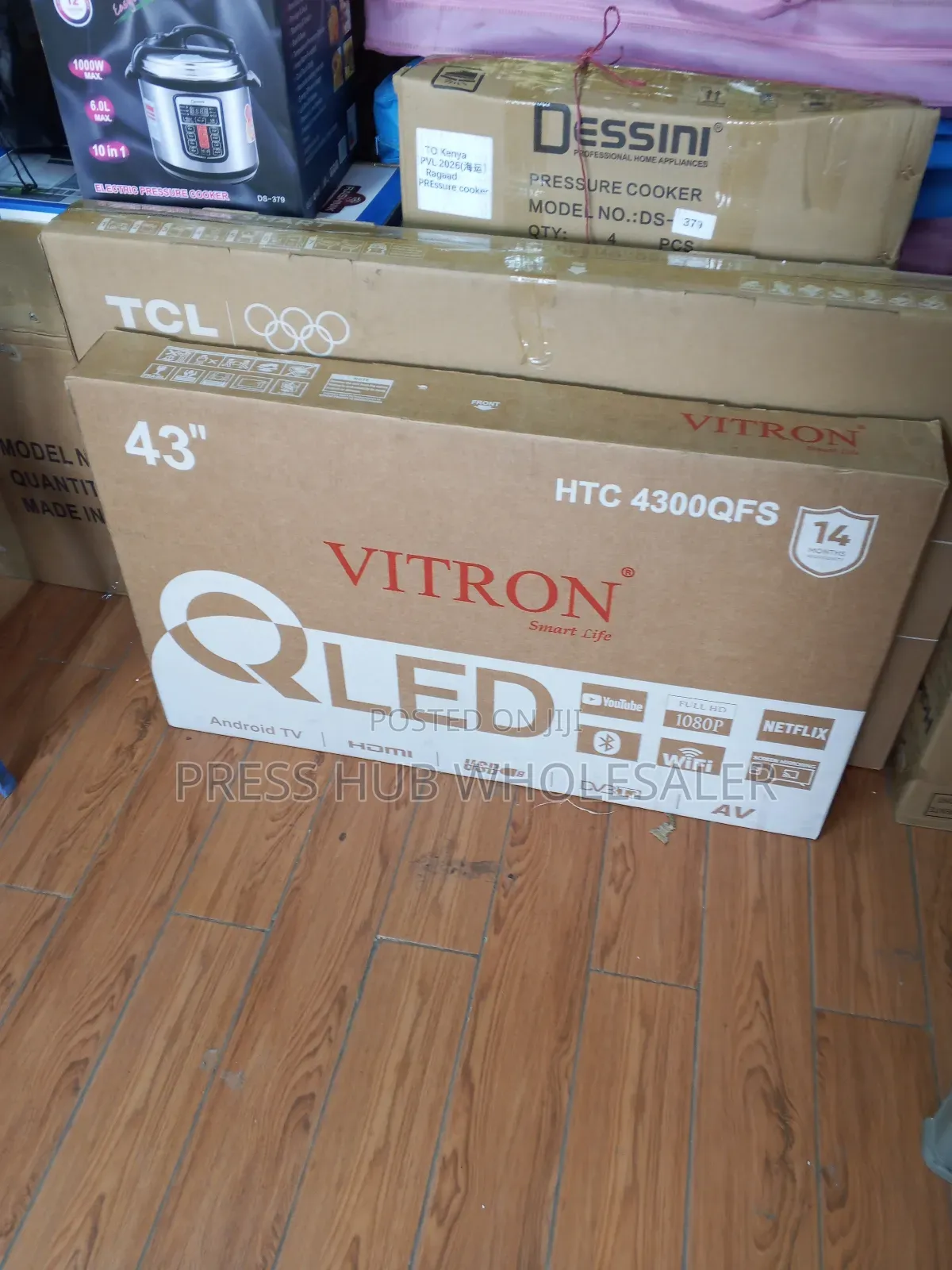 Vitron 43" QLED Smart Android TV ^√°°