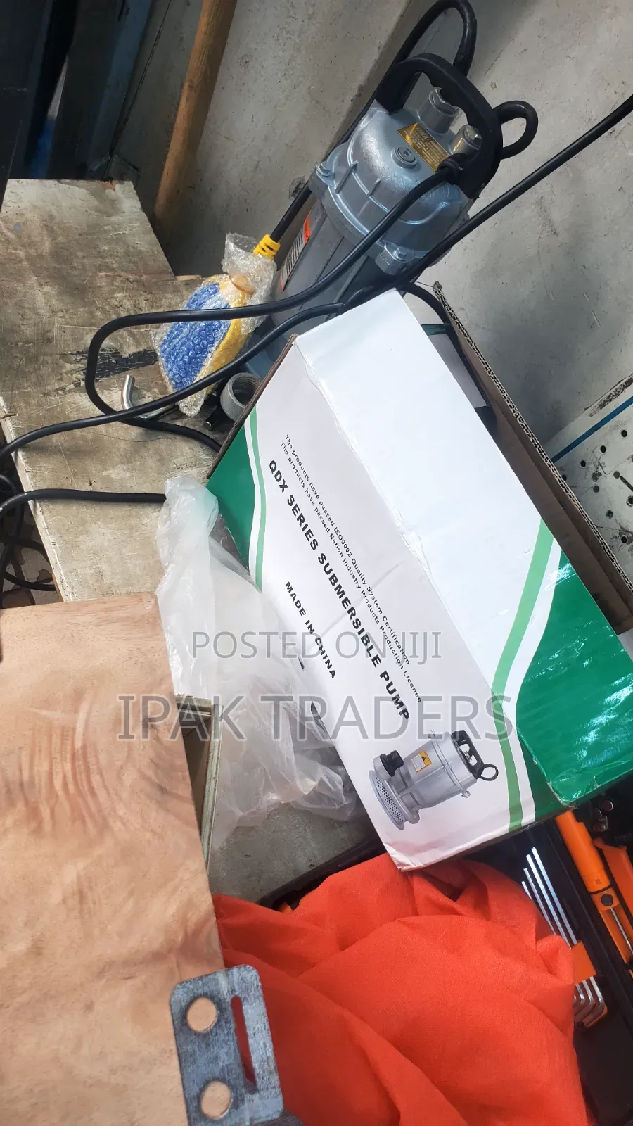 QDX Submersible Water Pump 0.5HP Electric Drainage Pump – High Power