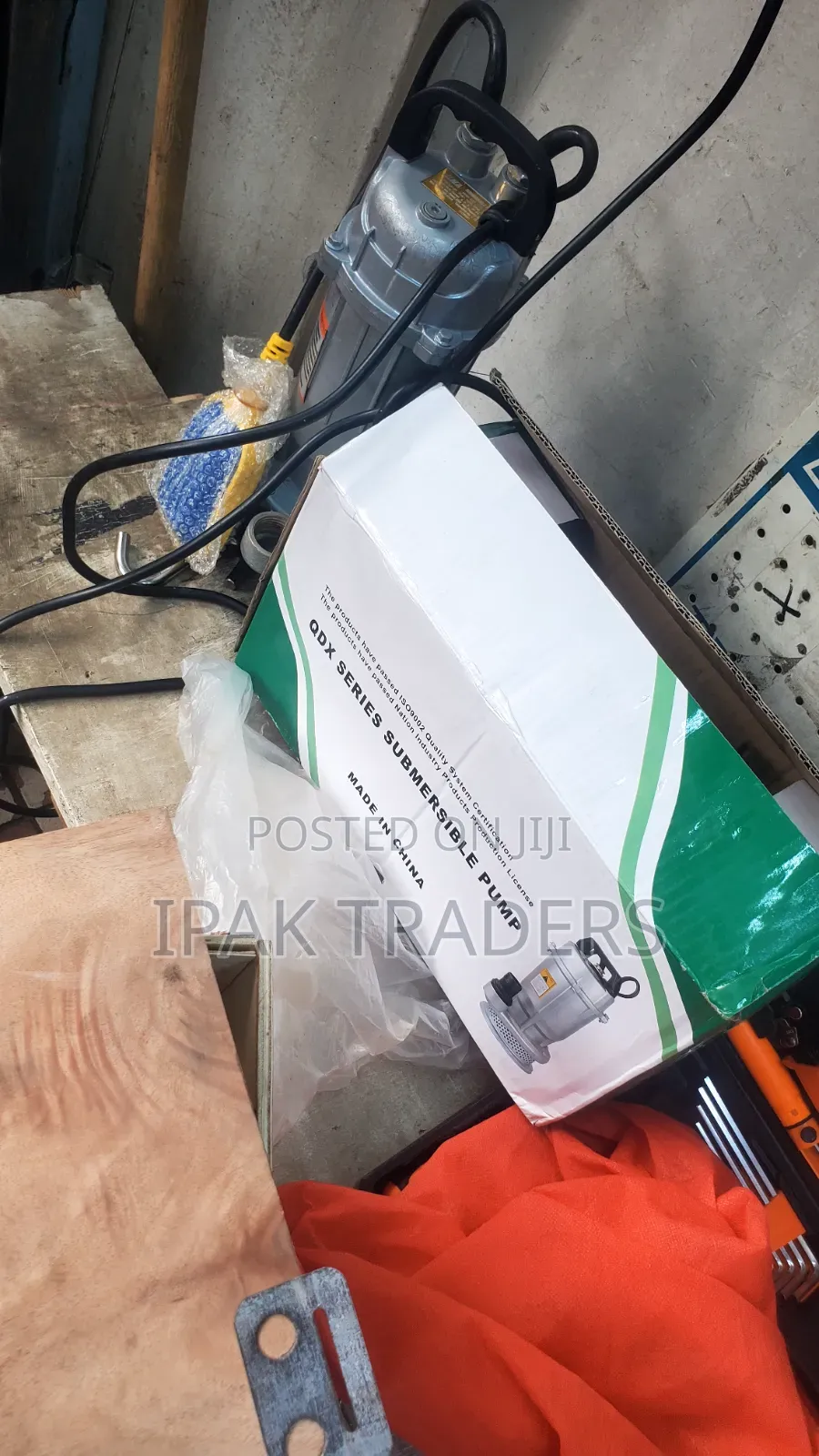 QDX Submersible Water Pump 0.5HP Electric Drainage Pump – High Power